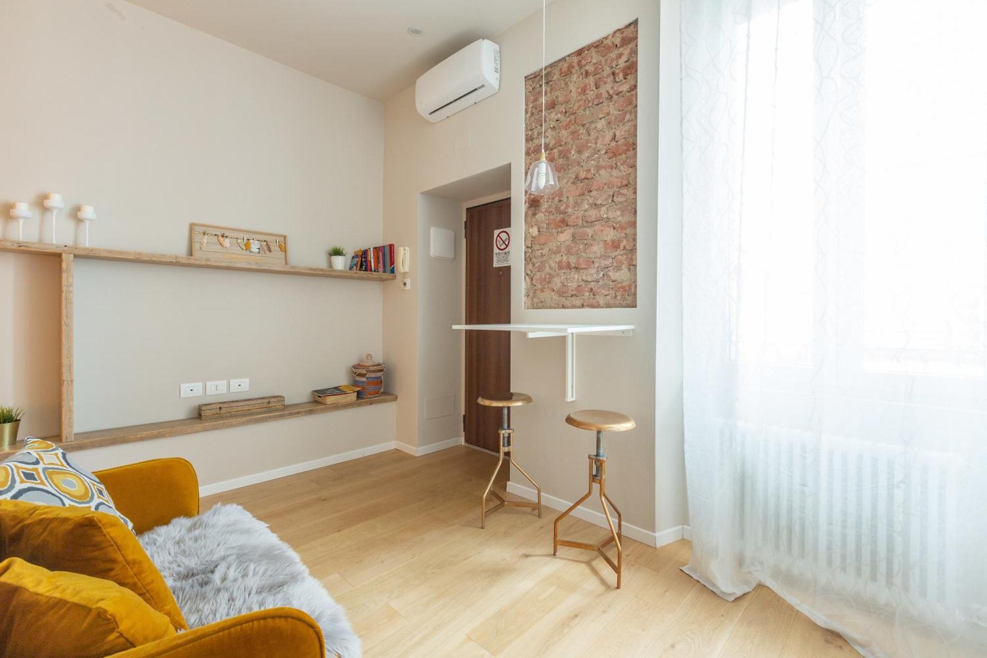 Raffinato E Stylish Monolocale Milanese Appartamento